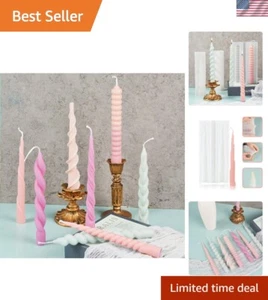 8 Pack Spiral Candle Mold Pillar Candle Mold Cylinder Candle Mold Resin Casti... - Picture 1 of 7