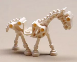 x1 NUEVO Lego Esqueleto Blanco Caballo Minifigura Castillo Minifigura Animal - Imagen 1 de 1