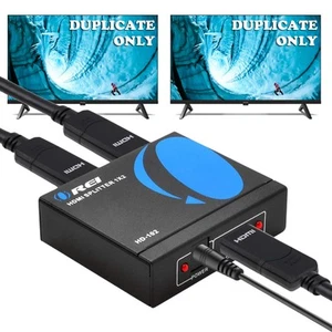 HDMI Splitter 1 in 2 Out - For TV Mirror Only - Not for Multi Monitors, No HD... - Picture 1 of 9