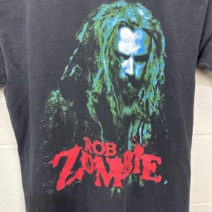 Vintage Rob Zombie The Sinister Urge Tour T Shirt Size Large Faded Black Metal - Picture 1 of 18