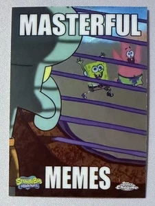 Memes magistrales cromados Topps 2025 Bob Esponja #MM-9 Calamardo esa sensación de hundimiento - Imagen 1 de 2