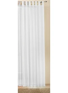 Sciarpa ad anello voile, trasparente, 245x140, bianco - Foto 1 di 3