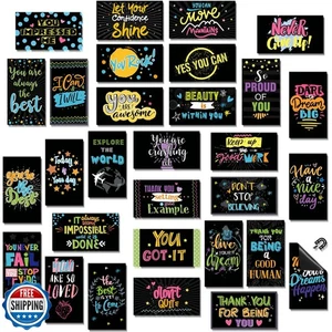 Xuhal 60 Stück Inspirierende Magnete Bulk Rechteck Positive Affirmation Magnet - Bild 1 von 5