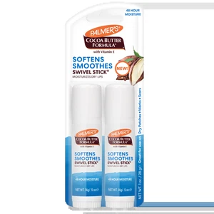 Kakaobutter Formel feuchtigkeitsspendend 2er Pack drehbarer Stick mit Vitamin E ist ideal für - Bild 1 von 12
