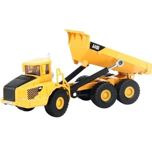 13.5cm Diecast Alloy 1/87 Scale Mining Dumper Truck Vehicle Model Decor - Picture 1 of 14