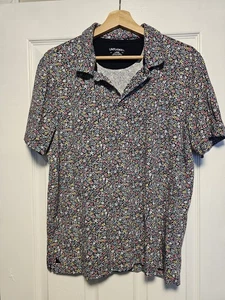 UNTUCKit Men's Shirt Size L Floral Slim Fit Short Sleeve Button-Up Cotton - Picture 1 of 3