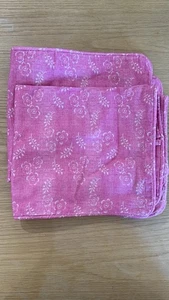 GreenRow Printed Floral Pillow Covers 17 x 20 Pink Faded French Floral Set Of 2 - Picture 1 of 5