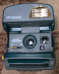 CÁMARA DE PELÍCULA POLAROID ONE STEP EXPRESS INSTANT 600 de colección ¡Verde probada! - Imagen 1 de 7