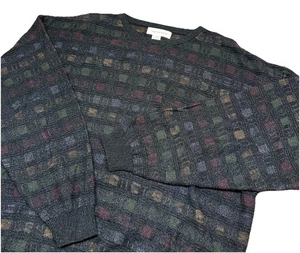 Maglione girocollo vintage anni 90 Pronto Uomo Dark Grunge stile papà Cosby Coogi uomo XL - Foto 1 di 7