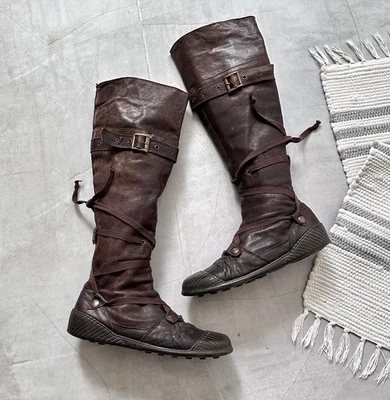 De colección Correas Boxeo Motociclista Con Cordones Moto Botas Bikkembergs Ambiente Tenis Zapatos Foto 1 de 4