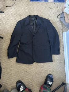 Vitali Blazer Jacket Size M Long Black Pin Striped Men’s Suit/Pants - Picture 1 of 8