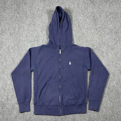 Polo Ralph Lauren Women's Full Zip Up Hoodie Navy Blue Size Small 0920 - Image 1 of 4