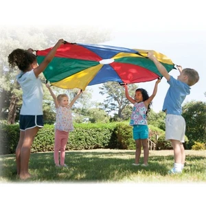 Martin Sports 20' Rainbow Parachute with 16 Handles - Picture 1 of 2