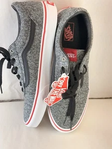 Nuevo Vans Unisex Old Skool Juvenil 7 Tenis Con Cordones Zapatos Bajos Gris Negro Rojo - Imagen 1 de 17