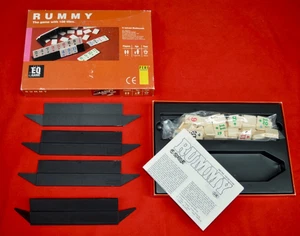 PERI SPIELE - DEUTSCHE MANUFAKTUR ROMMÉ / RUMMIKUB FLIESENSPIEL - KLEIN! KOMPLETT! - Bild 1 von 4