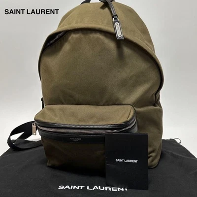 Mochila SAINT LAURENT KHK lisa LND534967・1019 de Japón Foto 1 de 4