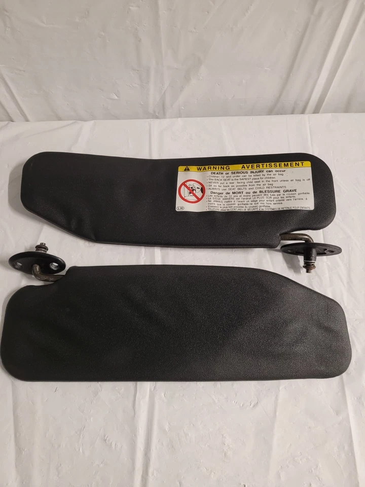 2000-2002  TOYOTA MR2 SPYDER VINYL SUNVISOR LEFT & RIGHT SET OEM - Image 1 of 2