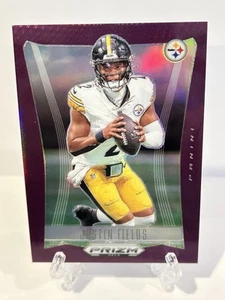 Prizm Deca #250 Justin Fields True Purple 2024/99 Steelers/Jets - Imagen 1 de 2
