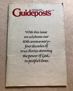 Guideposts Magazine (March 1985), 40th Anniversary Issue, VG! - Picture 1 of 2