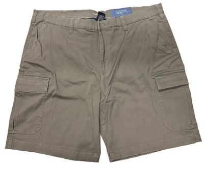 NWT Croft & Barrow Ultimate Comfort Cargo Shorts SHADOW BROWN Size 42 - Image 1 of 3