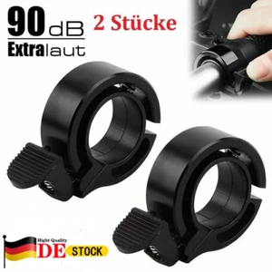 2 x Slim Design Fahrradklingel Fahrradglocke Fahrrad Bike MTB Klingel Ring 90db - Bild 1 von 11