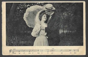 1908 PPC* Liederfoto Dreaming Of You Always Mint - Bild 1 von 1