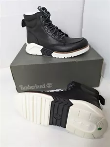 Timberland Men's MCTR Moc Toe Boot Black Full Grain Size UK 7.5 - Picture 1 of 13