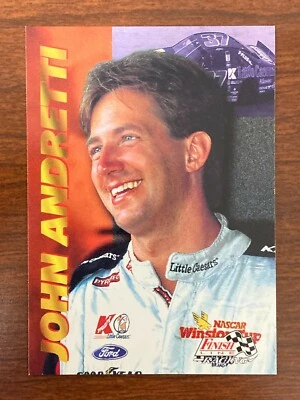 JOHN ANDRETTI 1996 FINNISH LINE CARD #99 NASCAR - Image 1 of 2