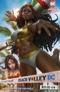 NUBIA QUEEN OF THE AMAZONS #3 CVR C DERRICK CHEW SWIMSUIT CARD STOCK VAR - Foto 1 di 1