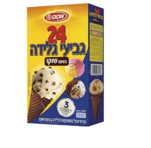 Osem Eis Schoko Zapfen Dessert koscher israelisches Produkt 24 Stück 95g - Bild 1 von 1