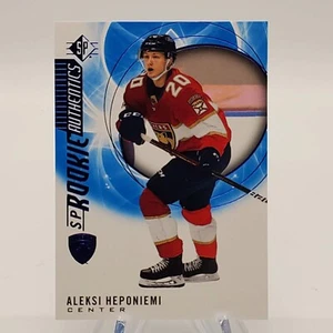 2020-21 Upper Deck SP Rookie Authentic Blue #121 Aleksi Heponiemi Panthers - Picture 1 of 2