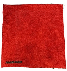 Red Mag-Rag Bowling Shammy Leather Pad Ball Towel Oil Storm Roto Grip Hammer - Picture 1 of 2