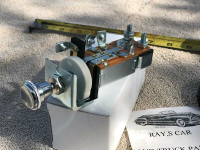 NEW REPLACEMENT 47 TO 59 CHEVY / GMC TRUCK 6 OR 12 HEAD LIGHT SWITCH WITH DIMMER - Image 1 of 4