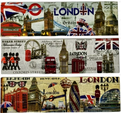 London Fridge Magnet England Icons Souvenir Fridge Magnets Multipack Long Magnet - Image 1 of 3