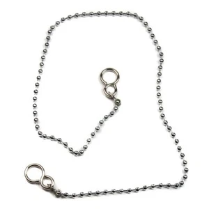 Bath Ball Chain Chrome Plated 450mm 18" Long Plug Chain Replacement Thunderfix - Picture 1 of 1