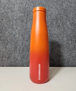 Starbucks Swell 18..5Oz Water Bottle Orange Stainless Steel Thermos Double Wall - Picture 1 of 2