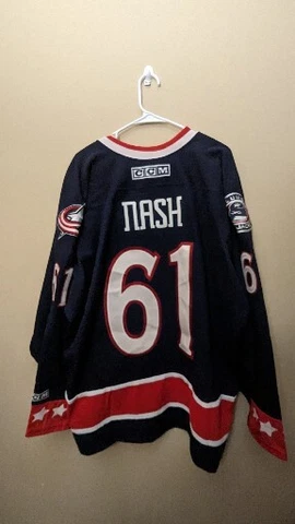 Rick Nash Columbus Blue Jackets CCM Jersey Size 2XL Cover