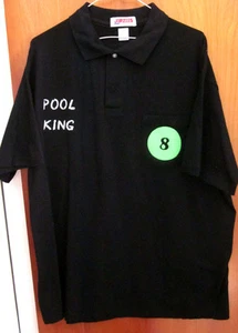 CAMPBELL's CORNER polo shirt XL billiards Pool King bar league 8-Ball Pennsyl - Picture 1 of 2