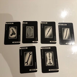 Vintage Cluedo Board Game 1970’s Spare implement Playing Card - Picture 1 of 7