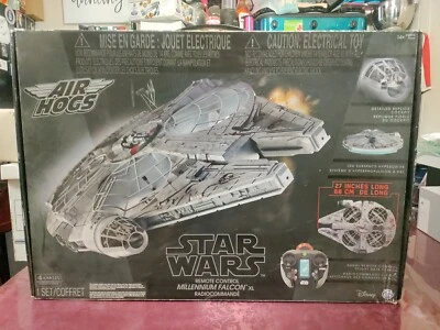 Star Wars Drone RC Millennium Falcon XL Flying Drone 2.4GHz Air Hogs DAMAGED BOX - Image 1 of 4
