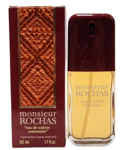Vintage Monsieur ROCHAS eau de Toilette Concentree Spray 1.7 fl. oz. RARE HTF - Picture 1 of 2