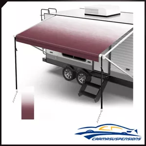 Repuesto de tela de toldo impermeable para autocaravana cámper remolque rosa 21 ft 8' - Imagen 1 de 7
