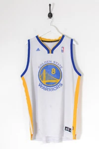 Vintage ADIDAS Golden State Warriors NBA Basketball Jersey Vest White (2XL) - Picture 1 of 2