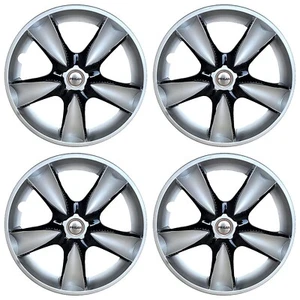 14 Inch Black Silver Wheel Cover (Set of 4 Pcs) (Press Fitting) - Picture 1 of 5