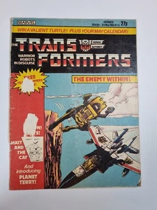 Transformers Issue 16 RARE UK Edition May 1985 Marvel Comic Sleeved Enemy Within - Picture 1 of 21