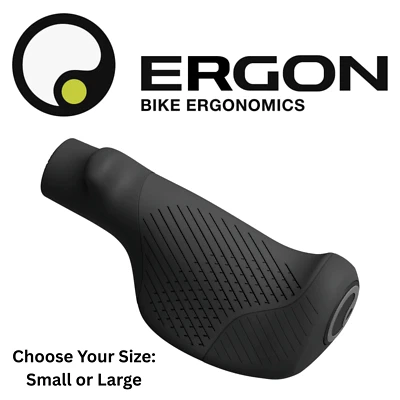 Ergon GT1 Multi-4 Position Ergonomic Comfort Bike Grips Touring Black - Image 1 of 4