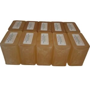 10 lb HONEY MELT AND POUR SOAP GRADE A Base Glycerin 100% Natural BULK Wholesale