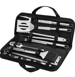15 Pcs Barbeque Tool Set Griddle Grill Accessories Gifts Choice For Men/women Bb - Picture 1 of 5
