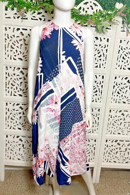 Mono para mujer French Connection retazos sin mangas pierna ancha talla 0 Foto 1 de 4