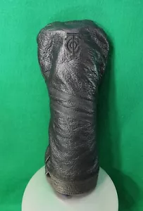 Old Town Club Winston Collection premium leather all black driver headcover - Picture 1 of 4